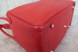 HERMES／エルメス リンディ34 トリヨンクレマンス ルージュカザック □Q刻印 ショルダーバッグ 700090167