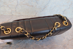 CHANEL/シャネル マドモアゼルチェーンショルダーバッグ ラムスキン ブラック/ゴールド金具 ショルダーバッグ 700080084