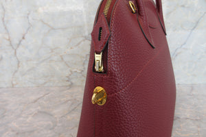 HERMES／エルメス ボリード35 フィヨルド ルージュアッシュ □H刻印 ショルダーバッグ 700060144