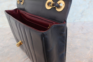 CHANEL/シャネル マドモアゼルチェーンショルダーバッグ ラムスキン ブラック/ゴールド金具 ショルダーバッグ 700080084