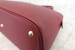 HERMES／エルメス ボリード35 フィヨルド ルージュアッシュ □H刻印 ショルダーバッグ 700060144
