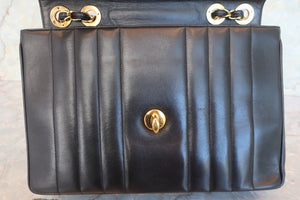 CHANEL/シャネル マドモアゼルチェーンショルダーバッグ ラムスキン ブラック/ゴールド金具 ショルダーバッグ 700080084