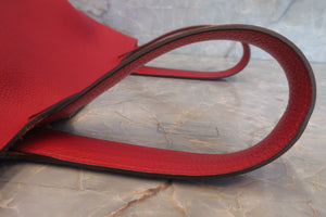 HERMES／エルメス ピコタンロックＭＭ トリヨンクレマンス ルージュカザック C刻印 ハンドバッグ 700040038