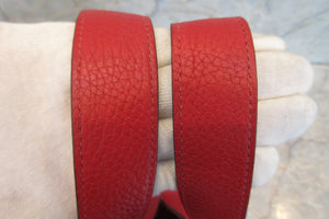 HERMES／エルメス ピコタンロックＭＭ トリヨンクレマンス ルージュカザック C刻印 ハンドバッグ 700040038