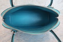 Load image into Gallery viewer, HERMES／BOLIDE 27 Chevre myzore goatskim Turquoise blue □I Engraving Shoulder bag 600080139
