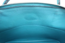 Load image into Gallery viewer, HERMES／BOLIDE 27 Chevre myzore goatskim Turquoise blue □I Engraving Shoulder bag 600080139
