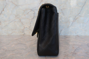 CHANEL/シャネル マトラッセチェーンショルダーバッグ ラムスキン ブラック/ゴールド金具 ショルダーバッグ 700080078
