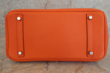 Load image into Gallery viewer, HERMES BIRKIN 30 Swift leather Orange □N Engraving Hand bag 500080057
