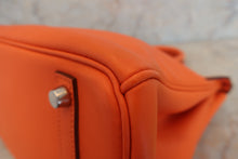 将图片加载到图库查看器，HERMES BIRKIN 30 Swift leather Orange □N刻印 Hand bag 500080057
