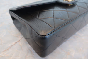 CHANEL/シャネル マトラッセチェーンショルダーバッグ ラムスキン ブラック/ゴールド金具 ショルダーバッグ 700080078