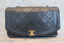 画像をギャラリービューアに読み込む, CHANEL/シャネル ダイアナマトラッセチェーンショルダーバッグ ラムスキン ブラック/ゴールド金具 ショルダーバッグ 700070068

