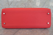 将图片加载到图库查看器，HERMES KELLY 32 Clemence leather Rose jaipur □R刻印 Shoulder bag 700060125
