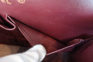 CHANEL Matelasse double flap chain shoulder bag Lambskin Black/Gold hadware Shoulder bag 600040121