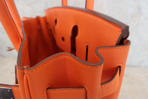 HERMES BIRKIN 30 Swift leather Orange □N Engraving Hand bag 500080057