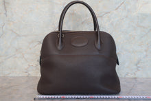 Load image into Gallery viewer, HERMES／BOLIDE 31 Clemence leather Chocolat □M Engraving Shoulder bag 700120058
