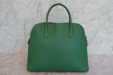 画像をギャラリービューアに読み込む, HERMES／エルメス ボリード35 クシュベル グリーン □C刻印 ショルダーバッグ 800010058
