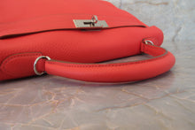 将图片加载到图库查看器，HERMES KELLY 32 Clemence leather Rose jaipur □R刻印 Shoulder bag 700060125
