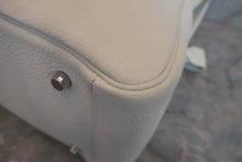 将图片加载到图库查看器，HERMES LINDY 34 Clemence leather White □O刻印 Shoulder bag 600080104
