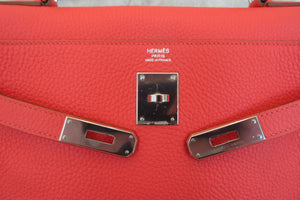 HERMES KELLY 32 Clemence leather Rose jaipur □R刻印 Shoulder bag 700060125