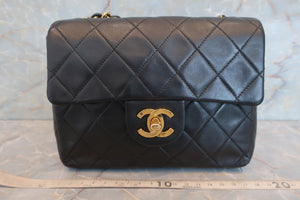 CHANEL/シャネル ミニマトラッセチェーンショルダーバッグ ラムスキン ブラック/ゴールド金具 ショルダーバッグ 600090192