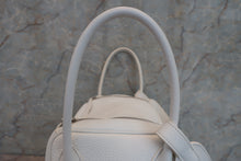 将图片加载到图库查看器，HERMES LINDY 34 Clemence leather White □O刻印 Shoulder bag 600080104
