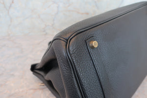 HERMES／エルメス バーキン35 トゴ ブラック □E刻印 ハンドバッグ 700080146