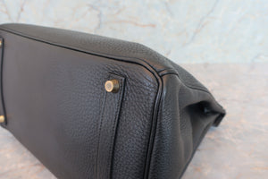 HERMES／エルメス バーキン35 トゴ ブラック □E刻印 ハンドバッグ 700080146