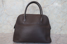 Load image into Gallery viewer, HERMES／BOLIDE 31 Clemence leather Chocolat □M Engraving Shoulder bag 700120058
