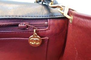 CHANEL/シャネル ダイアナマトラッセチェーンショルダーバッグ ラムスキン ブラック/ゴールド金具 ショルダーバッグ 700070068