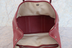 HERMES／エルメス ガーデンパーティPM ネゴンダ ルージュアッシュ □K刻印 トートバッグ 700090146