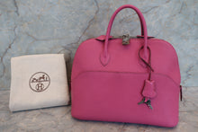 Load image into Gallery viewer, HERMES／BOLIDE 1923 Chevre myzore goatskim Fuschia pink □J Engraving Hand bag 700100240
