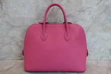 Load image into Gallery viewer, HERMES／BOLIDE 1923 Chevre myzore goatskim Fuschia pink □J Engraving Hand bag 700100240
