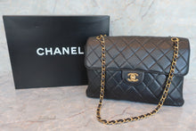 将图片加载到图库查看器，CHANEL/香奈儿 CF 双面 链条包 羊皮 Black/Gold hadware(黑色/金色金属) 肩背包 600070067
