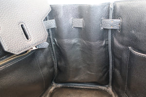 HERMES／エルメス バーキン35 トゴ ブラック □E刻印 ハンドバッグ 700080146