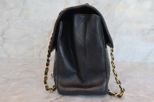 CHANEL Matelasse Double Face chain shoulder bag Lambskin Black/Gold hadware Shoulder bag 600070067