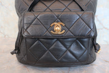 画像をギャラリービューアに読み込む, CHANEL/シャネル マトラッセチェーンリュック ラムスキン ブラック/ゴールド金具 リュック 800080056
