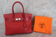 画像をギャラリービューアに読み込む, HERMES／エルメス バーキン30 トゴ ヴァーミリオン □H刻印 ハンドバッグ 700080097
