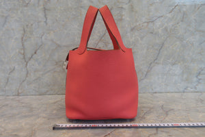 HERMES／エルメス ピコタンロックＰＭ トリヨンクレマンス ローズジャイプール □P刻印 ハンドバッグ 700040070