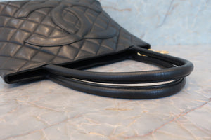 CHANEL/シャネル 復刻トート キャビアスキン ブラック/ゴールド金具 トートバッグ 700070054