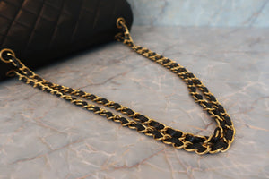 CHANEL Matelasse Double Face chain shoulder bag Lambskin Black/Gold hadware Shoulder bag 600070067