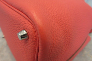 HERMES／エルメス ピコタンロックＰＭ トリヨンクレマンス ローズジャイプール □P刻印 ハンドバッグ 700040070