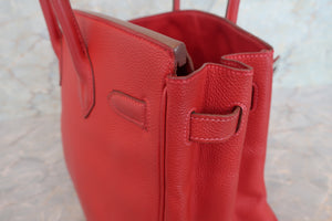 HERMES／エルメス バーキン30 トゴ ヴァーミリオン □H刻印 ハンドバッグ 700080097