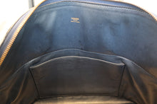 Load image into Gallery viewer, HERMES BOLIDE 35 Fjord leather Navy 〇W Engraving Shoulder bag 700100198
