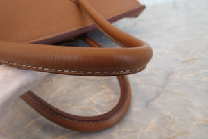 HERMES／エルメス バーキン40 トリヨンクレマンス ゴールド □M刻印 ハンドバッグ 700060107