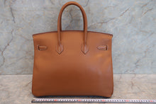 Load image into Gallery viewer, HERMES BIRKIN 35 Graine Couchevel leather Gold □D Engraving Hand bag 700100169
