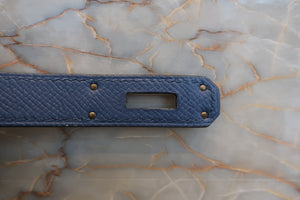 HERMES／エルメス バーキン30 ヴォーエプソン ブルーアガット X刻印 ハンドバッグ 700060120
