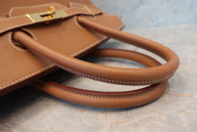 Load image into Gallery viewer, HERMES BIRKIN 35 Graine Couchevel leather Gold □D Engraving Hand bag 700100169
