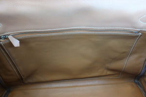 HERMES KELLY 40 Graine Couchevel leather Natural 〇W Engraving Hand bag 500100042