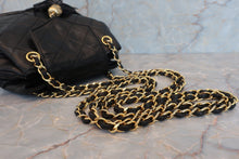 Load image into Gallery viewer, CHANEL Matelasse fringe chain shoulder bag Lambskin Black/Gold hadware Shoulder bag 600090238
