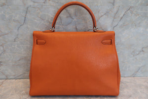 HERMES KELLY 35 Chevre myzore goatskim Orange □H刻印 Shoulder bag 600080135